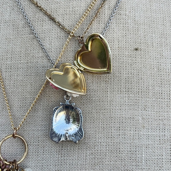 Set of Five Girly Necklaces Kitsch Kawaii Jewelry Disney Paris - Picture 5 of 10